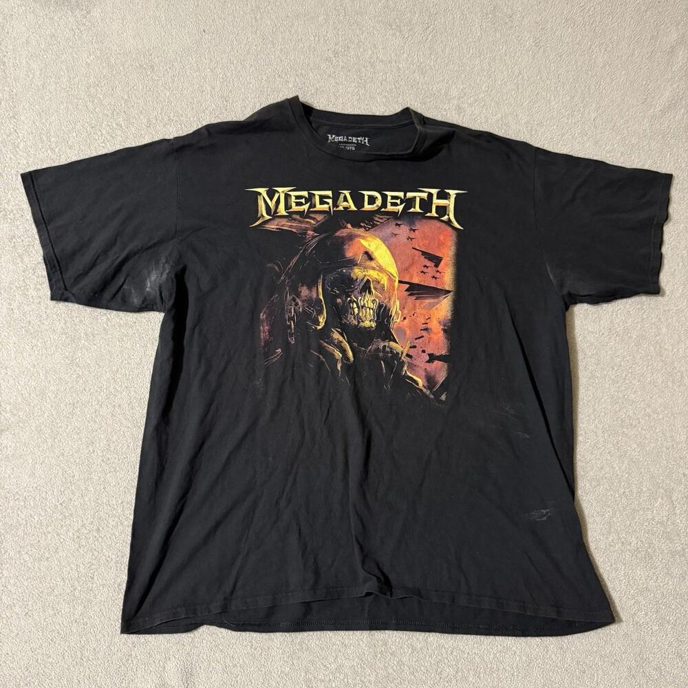 Megadeth 2023 Skull Metal Band T-Shirt 3XL Men’s